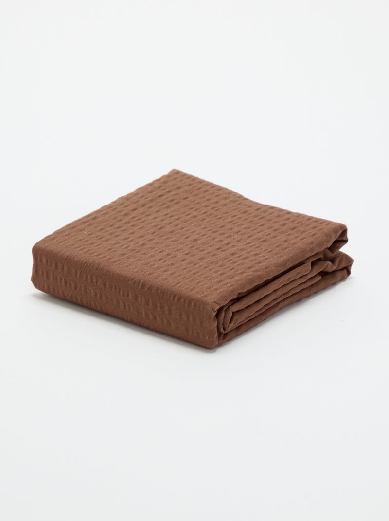 Effen kussensloop - 50 x 70 cm - KIABI Home Bruin - Kiabi