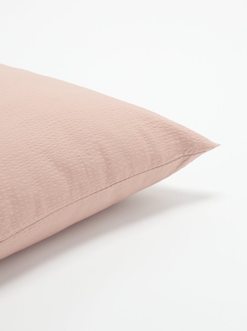 Effen kussensloop - 50 x 70 cm - KIABI Home Rose - Kiabi