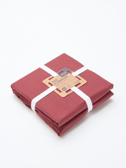 Effen kussensloop - ongeveer 50 x 80 cm - Kiabi Effen kussensloop - ongeveer 50 x 80 cm - Kiabi