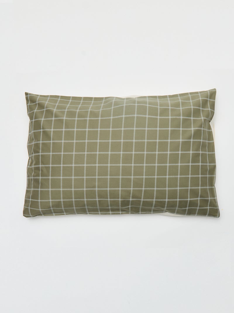 Effen kussensloop (50 x 70 cm) - Kiabi Home Geel - Kiabi