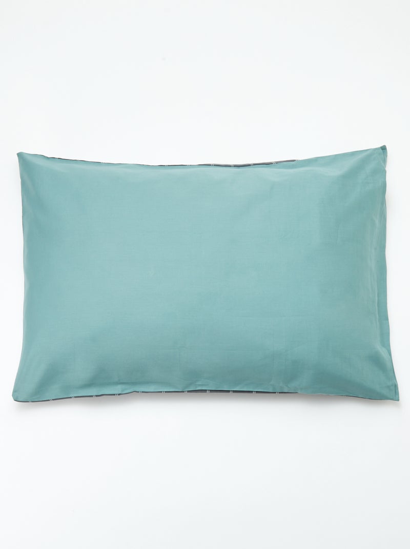 Effen kussensloop (50 x 70 cm) - Kiabi Home GRIJS - Kiabi