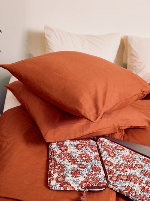 Effen kussensloop 63 x 63 cm - Kiabi Home - Kiabi Effen kussensloop 63 x 63 cm - Kiabi Home - Kiabi