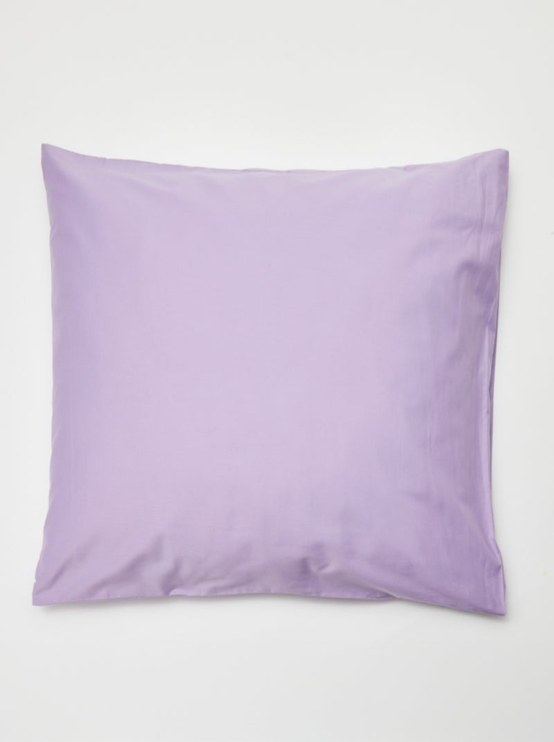 Effen kussensloop 63 x 63 cm - Kiabi Home PAARS - Kiabi