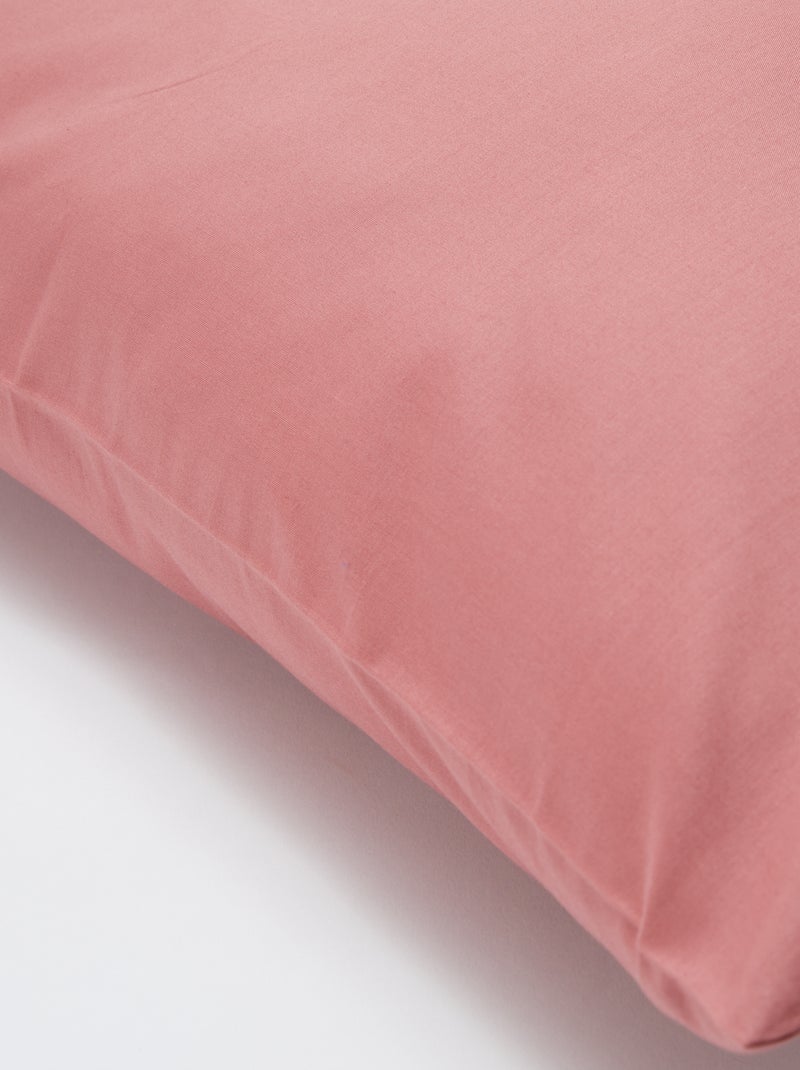Effen kussensloop 63 x 63 cm - Kiabi Home ROSE - Kiabi
