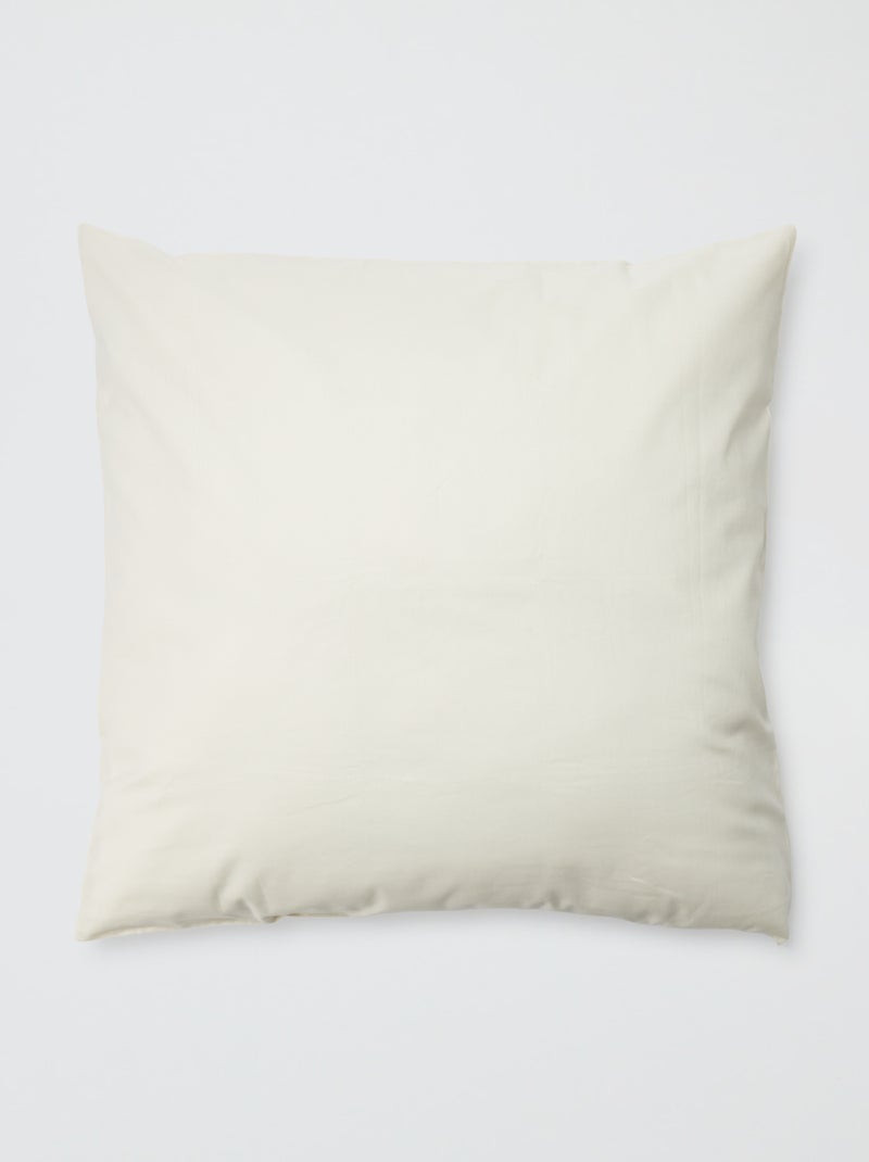 Effen kussensloop 63 x 63 cm - Kiabi Home WIT - Kiabi