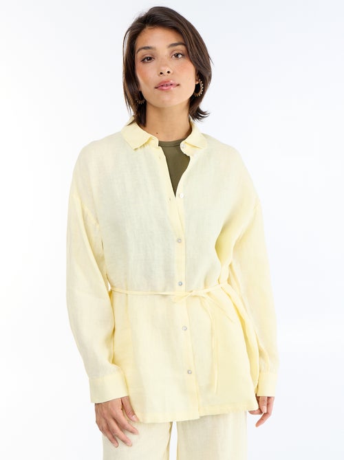 Effen lange blouse - Kiabi