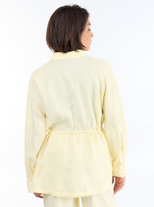 Effen lange blouse - Kiabi