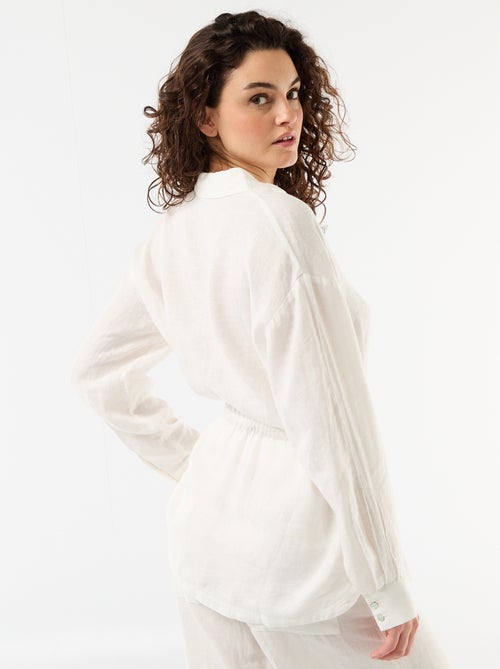 Effen lange blouse - Kiabi