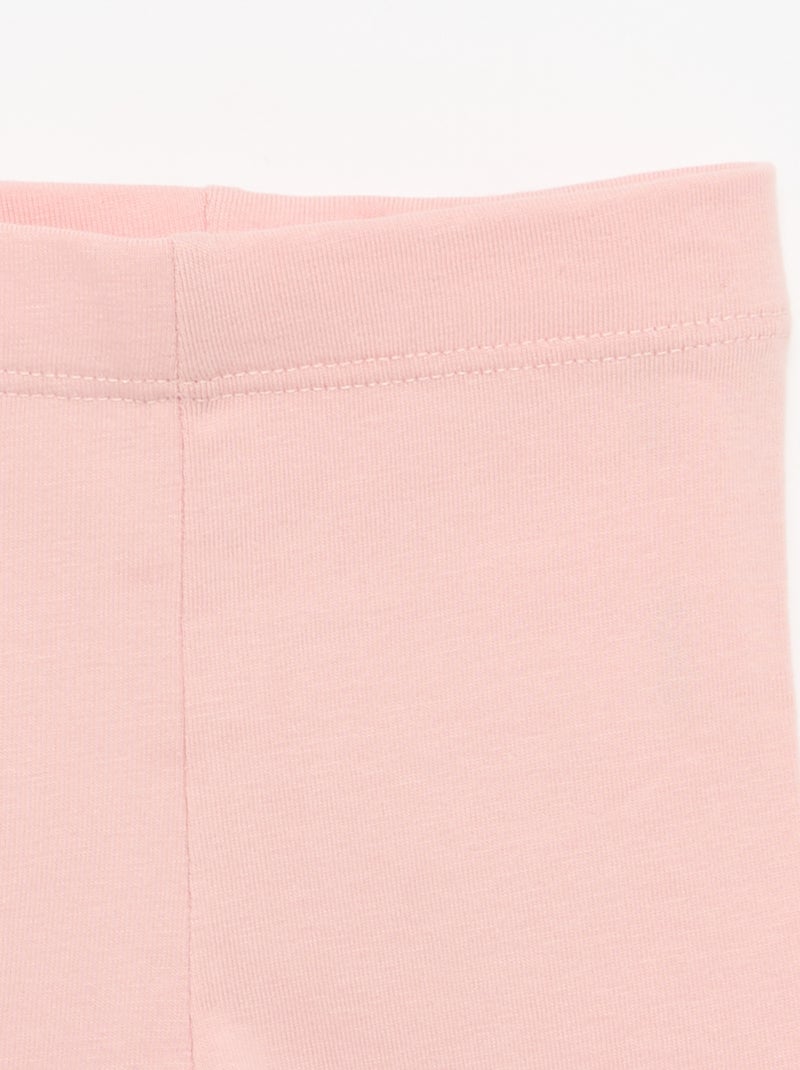Effen lange legging Rose - Kiabi