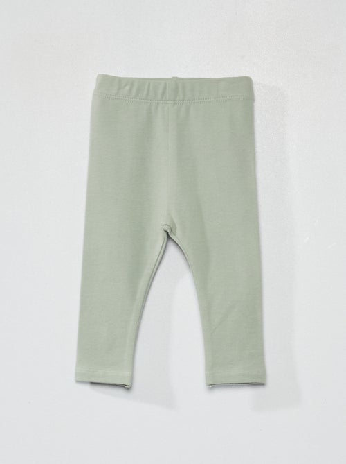 Effen lange legging van jerseystof - Kiabi