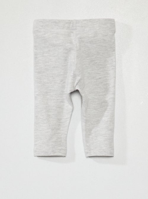 Effen lange legging van jerseystof - Kiabi