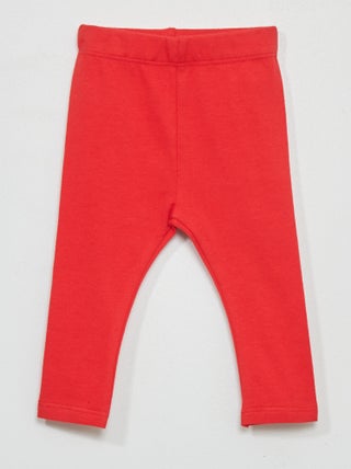 Effen lange legging van jerseystof