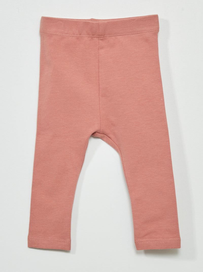Effen lange legging van jerseystof ROSE - Kiabi