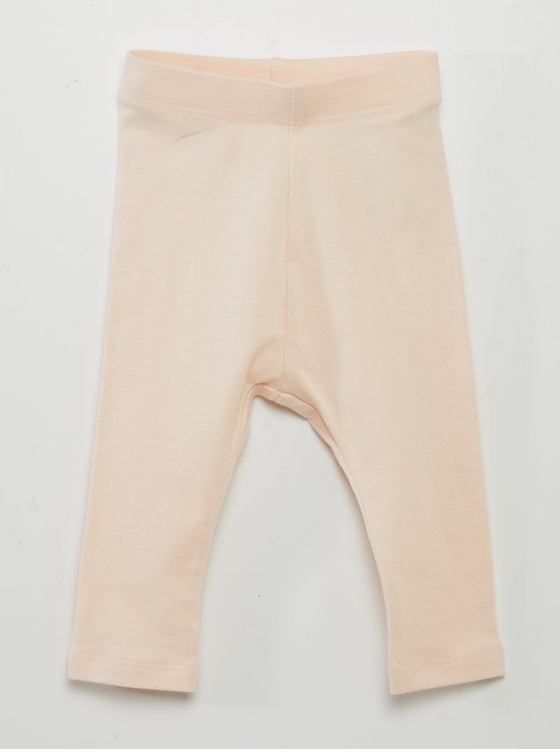 Effen lange legging van jerseystof ROSE - Kiabi