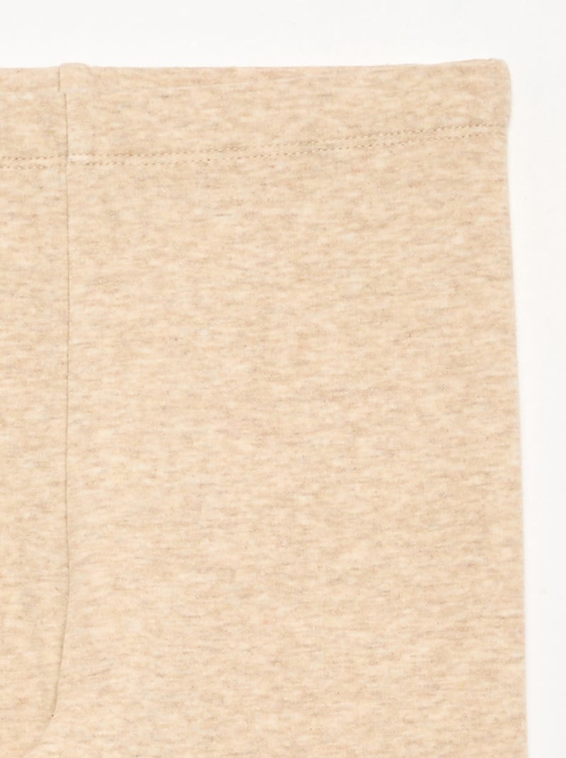 Effen legging Biege - Kiabi