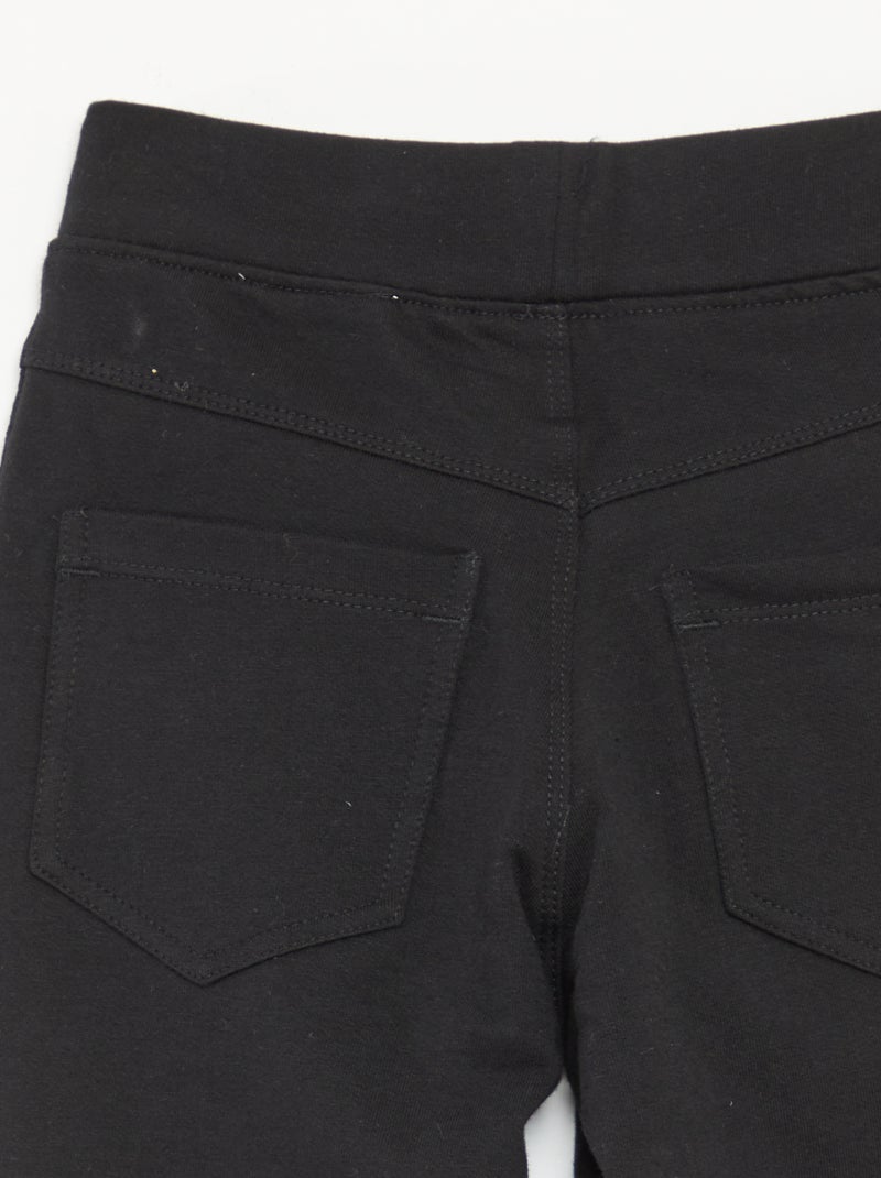 Effen legging Zwart - Kiabi