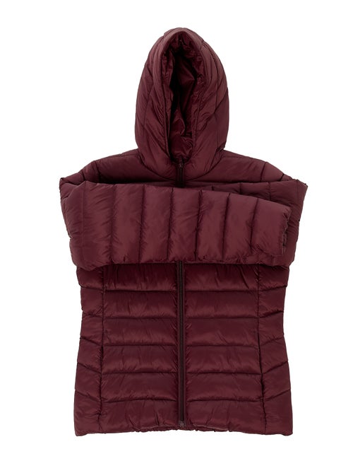 Effen licht donsjack met capuchon - Kiabi