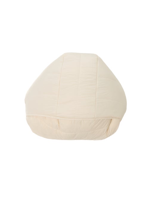 Effen licht donsjack met capuchon - Kiabi