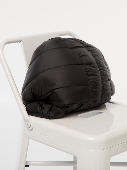 Effen licht donsjack met capuchon - Kiabi