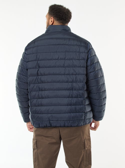 Effen licht donsjack met lange mouw en opstaande kraag - Kiabi