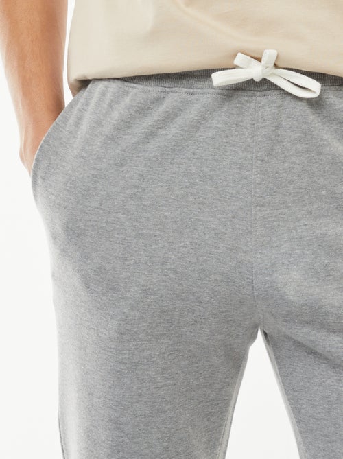 Effen lichte joggingbroek - Kiabi