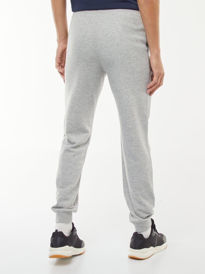 Effen lichte joggingbroek Grijs - Kiabi
