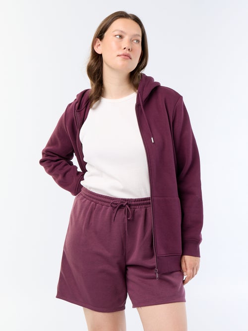 Effen lichtgewicht molton short - Kiabi