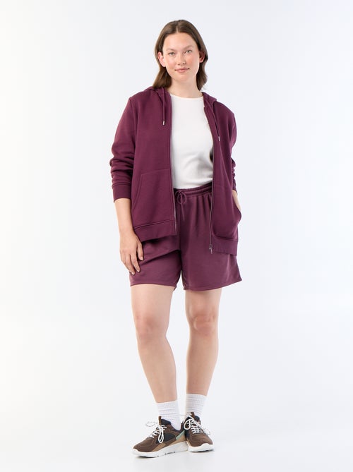 Effen lichtgewicht molton short - Kiabi