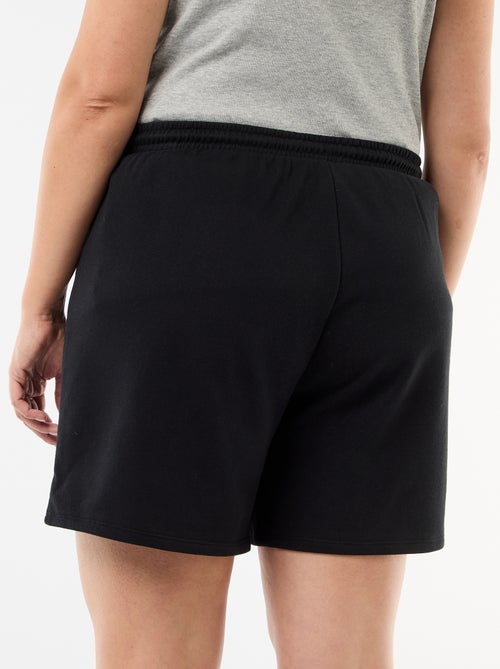 Effen lichtgewicht molton short - Kiabi