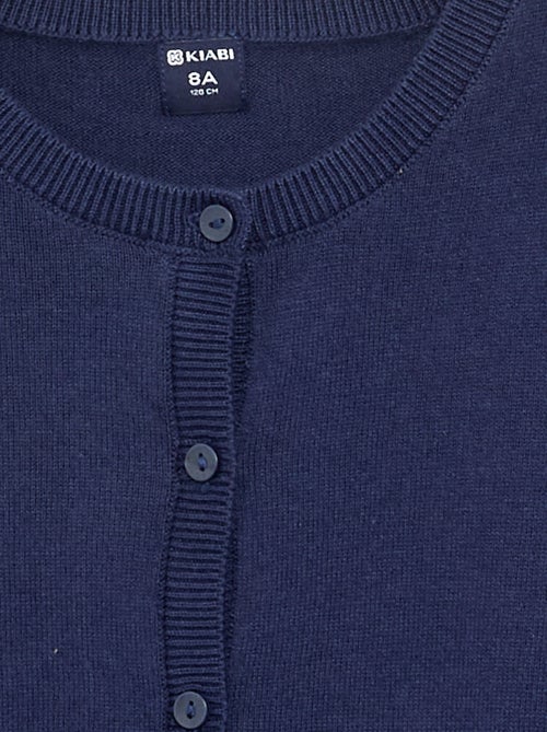 Effen lichtgewicht vest met ronde hals - Kiabi