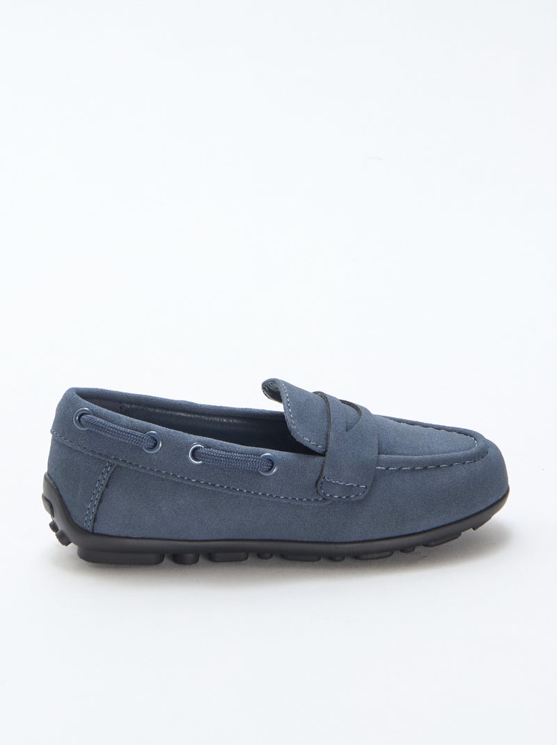 Effen loafers Blauw - Kiabi