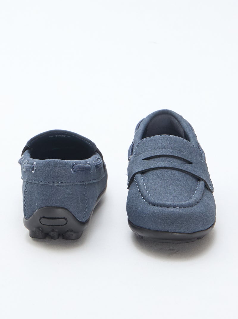 Effen loafers Blauw - Kiabi