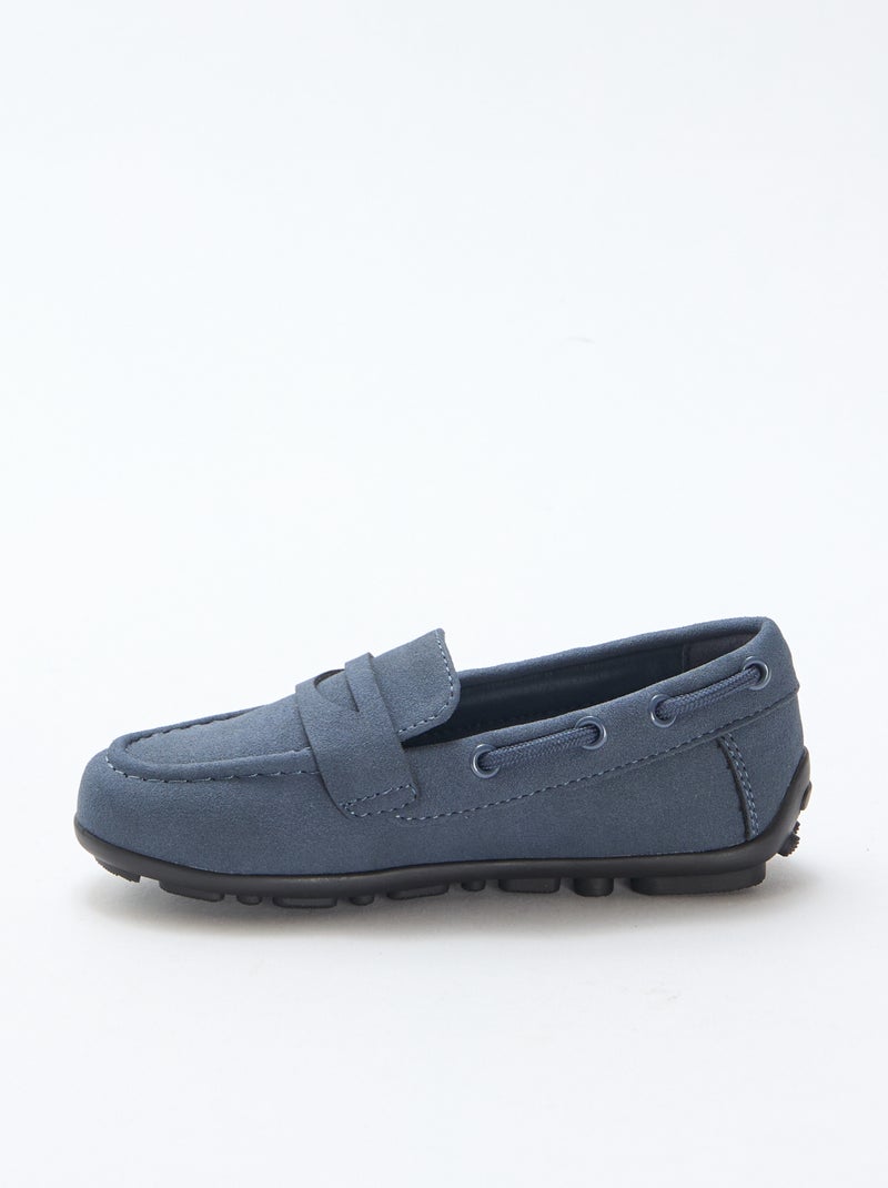 Effen loafers Blauw - Kiabi