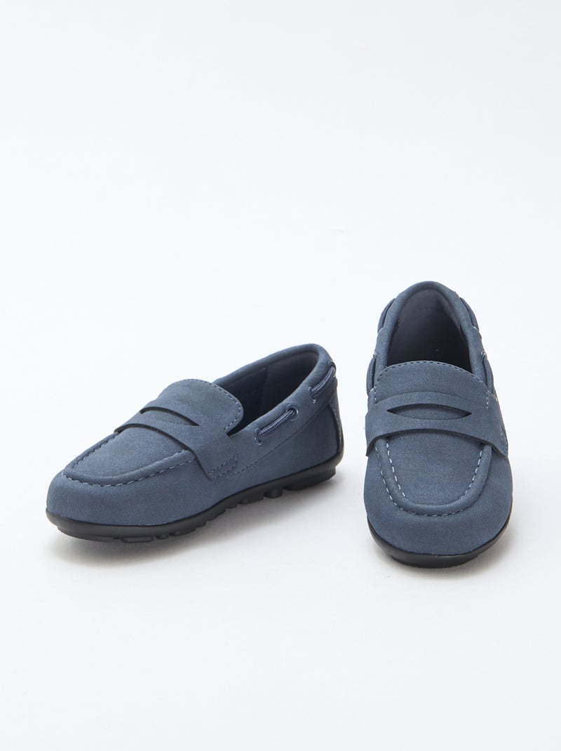 Effen loafers Blauw - Kiabi