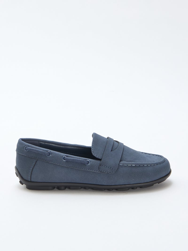 Effen loafers Blauw - Kiabi