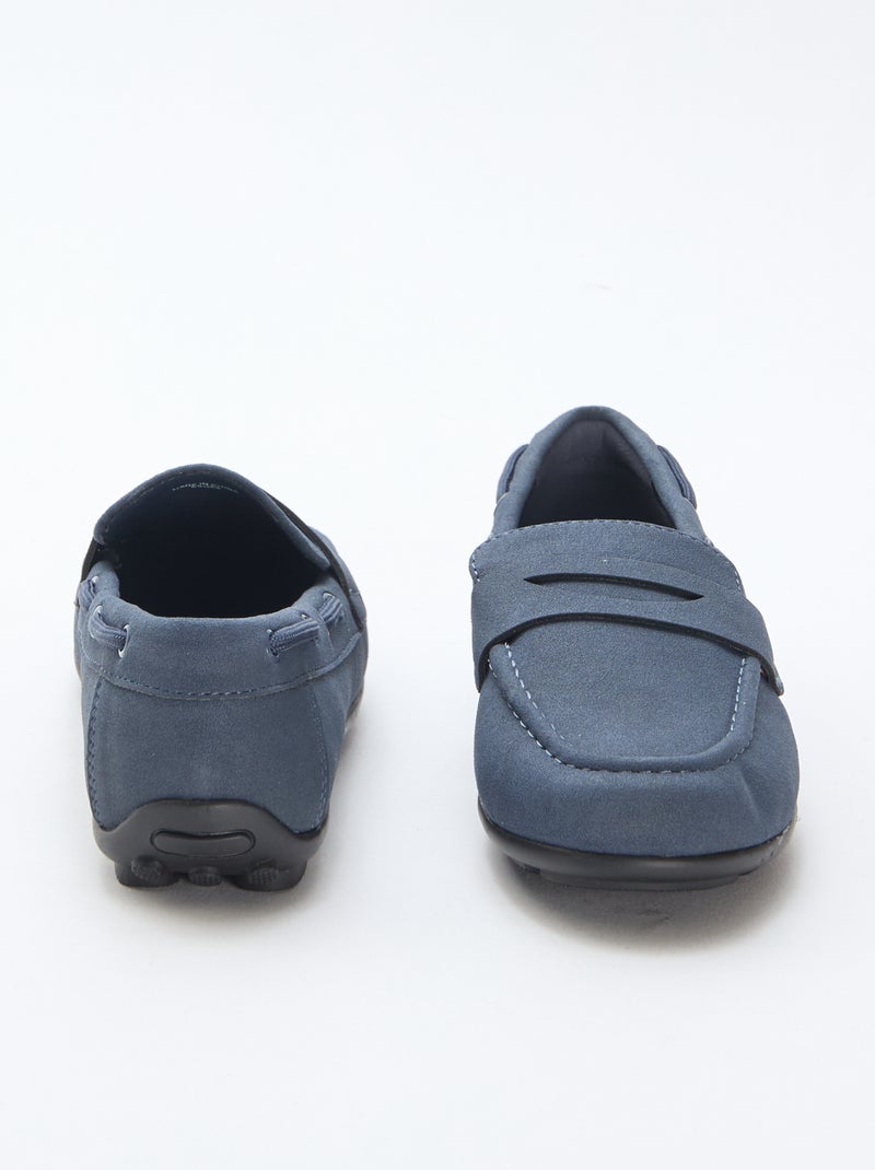 Effen loafers Blauw - Kiabi