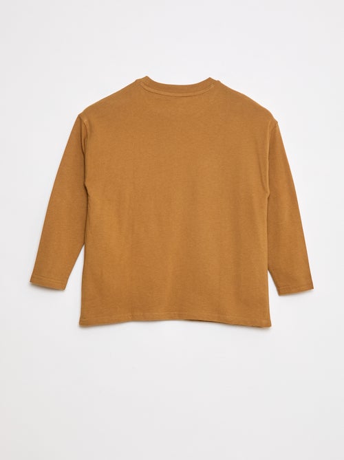 Effen loose-fit T-shirt - Kiabi