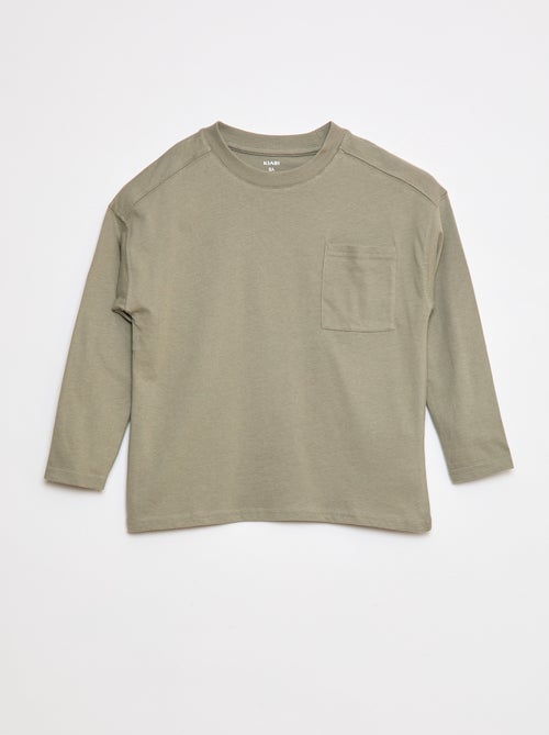 Effen loose-fit T-shirt - Kiabi