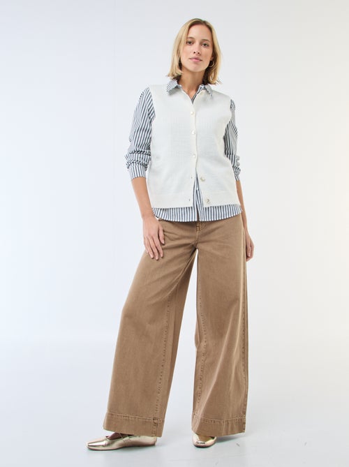 Effen mouwloos vest - Kiabi