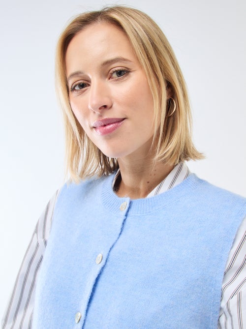 Effen mouwloos vest - Kiabi