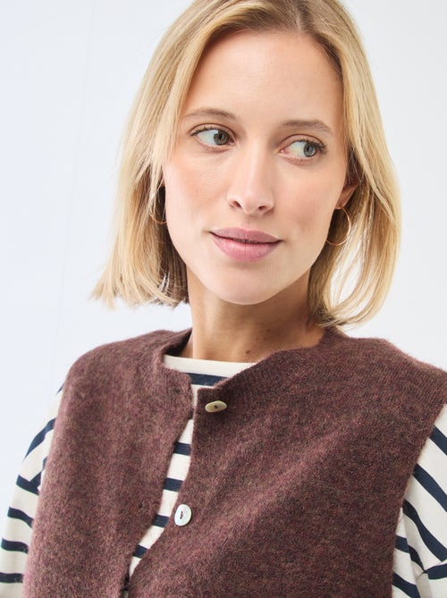Effen mouwloos vest - Kiabi