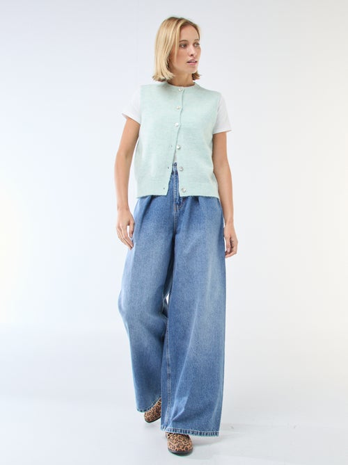 Effen mouwloos vest - Kiabi