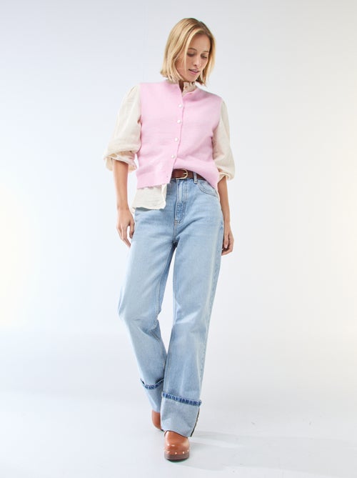 Effen mouwloos vest - Kiabi