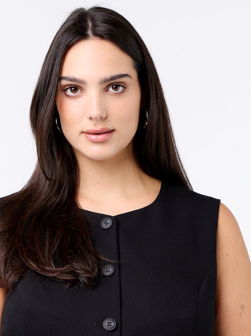 Effen mouwloze blazer - Kiabi