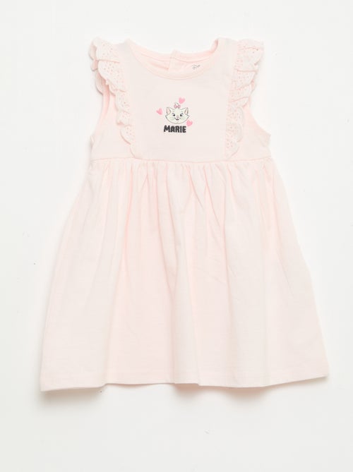 Effen mouwloze 'Disney'-jurk met volant op het borststuk - Kiabi