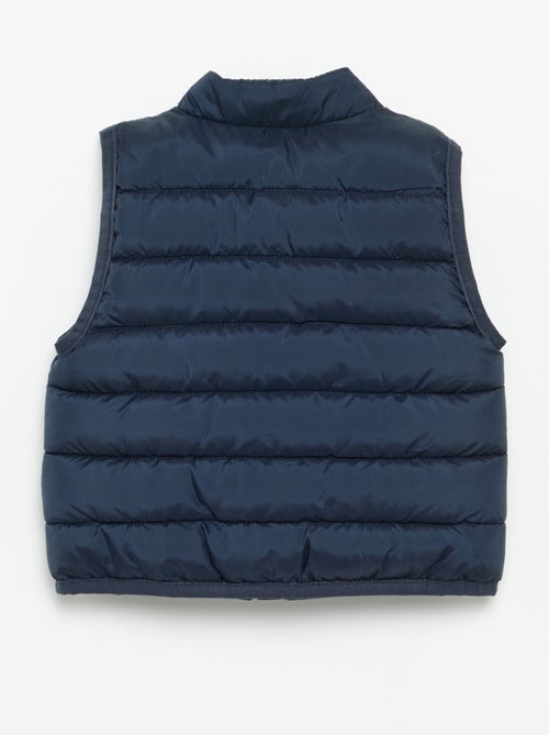 Effen mouwloze gewatteerde bodywarmer - Kiabi