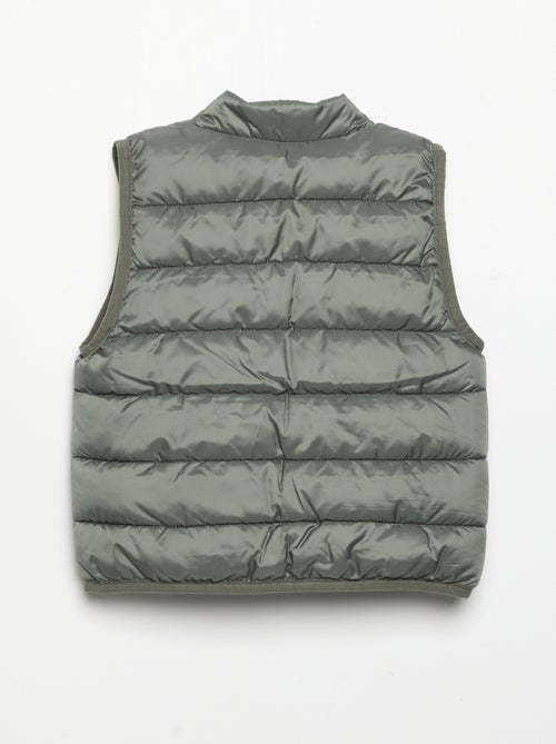 Effen mouwloze gewatteerde bodywarmer - Kiabi