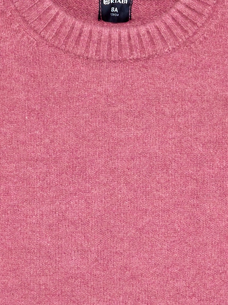 Effen mouwloze trui Rose - Kiabi