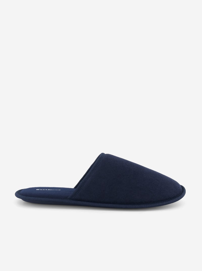 Effen muilpantoffels Blauw - Kiabi