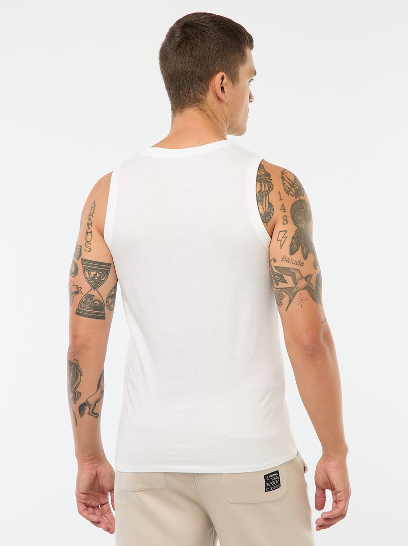 Effen nachttopje wit - Kiabi